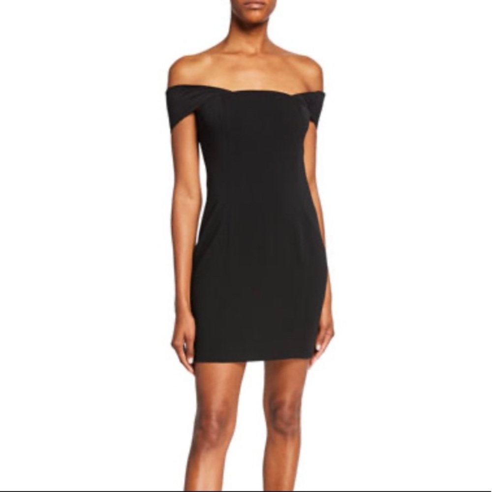 Jay Godfrey "Lang" fitted cocktail dress, black